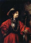 Portrait of a Man in Military Costume Rembrandt